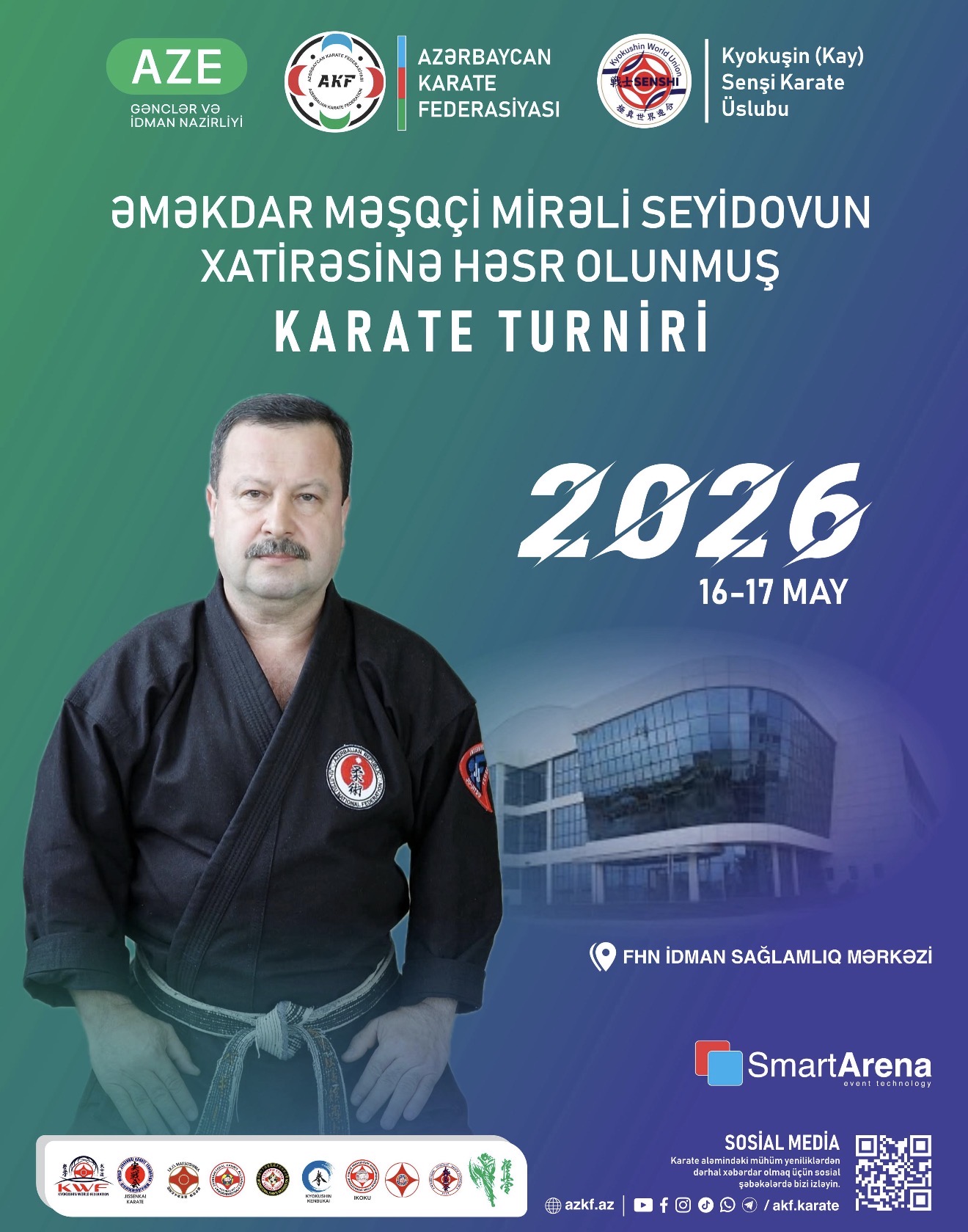 Əməkdar Məşqçi Mirəli Seyidovun xatirəsinə həsr olunmuş  "Kyokuşin (kay) Senşi Karate" üslubu üzrə karate turniri