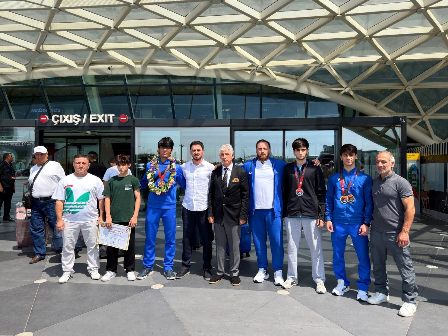 WUKF dünya çempionatının mükafatçıları Vətənə qayıdıb
